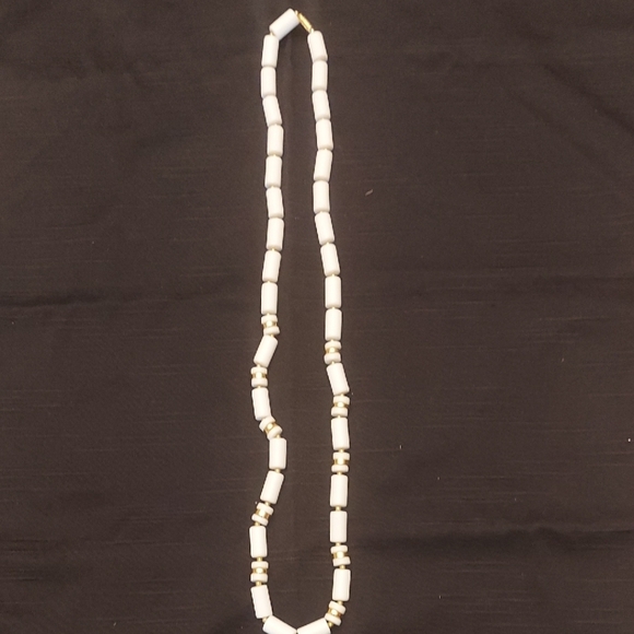 Avon Jewelry - Avon Elegant White and Gold Necklace